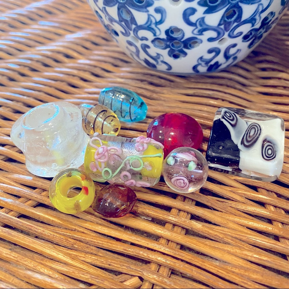 Italian Murano glass beads
